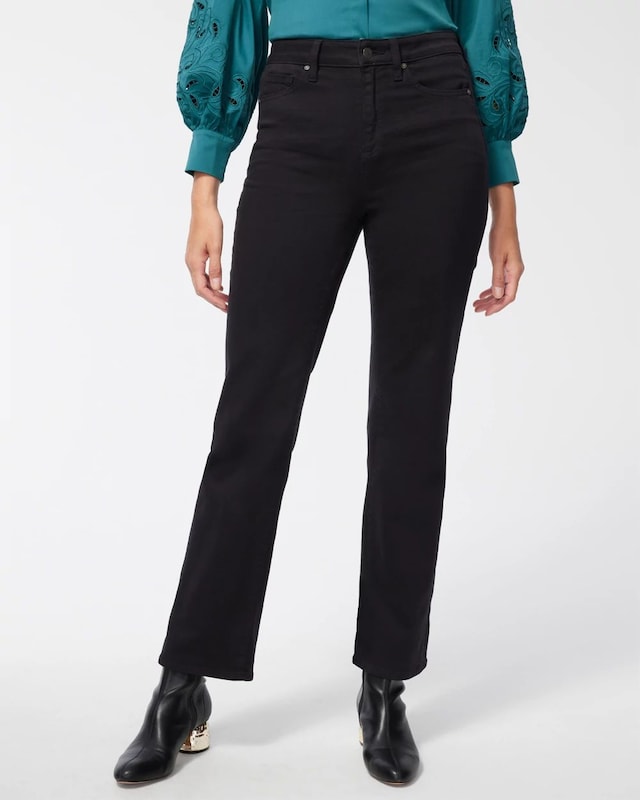High Rise Straight Leg Jeans - image 1